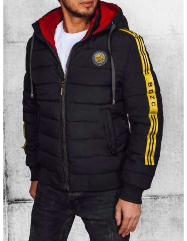 Férfi steppelt kabát STOVA fekete