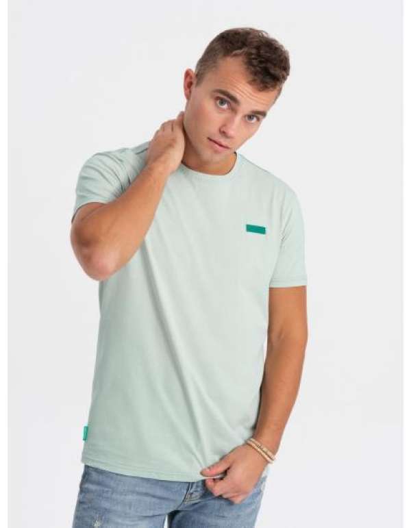 Férfi pamut póló V4 OM-TSCT-0151 menta