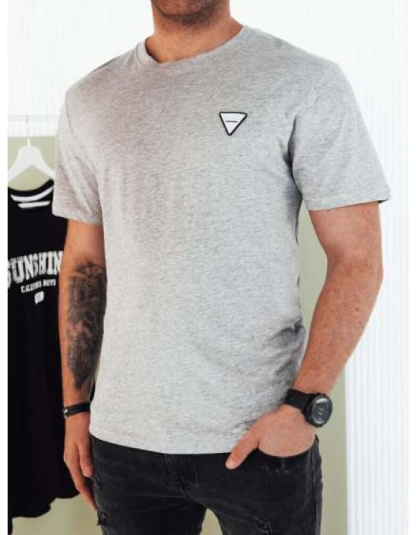 Férfi basic szürke póló