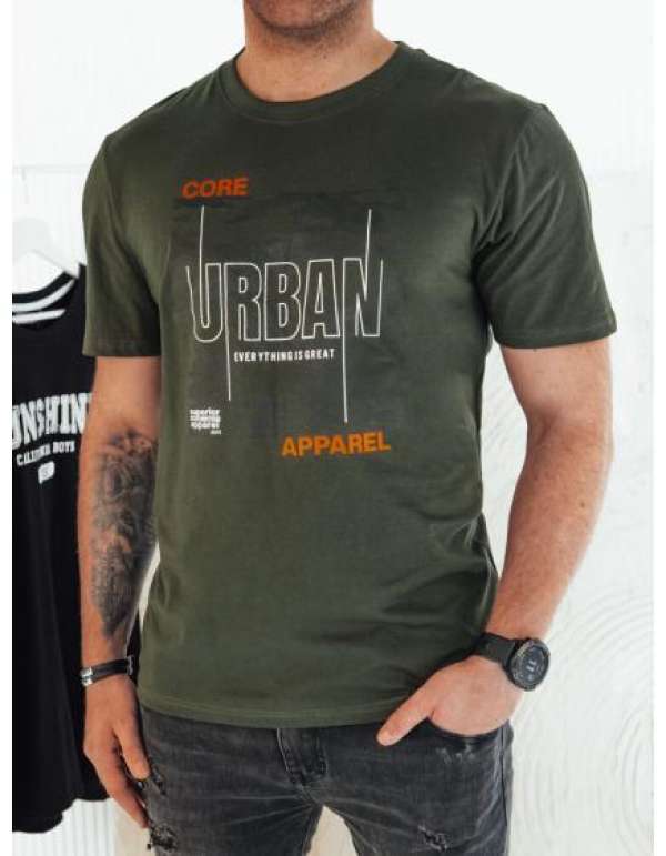 Férfi póló ETA nyomtatással, zöld színű