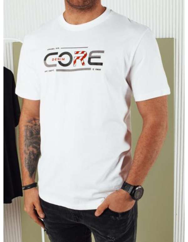 LOPA fehérrel nyomtatott férfi póló