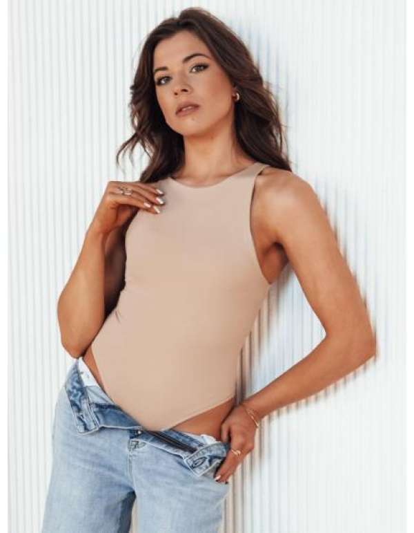 Női body CLAVELLI bézs