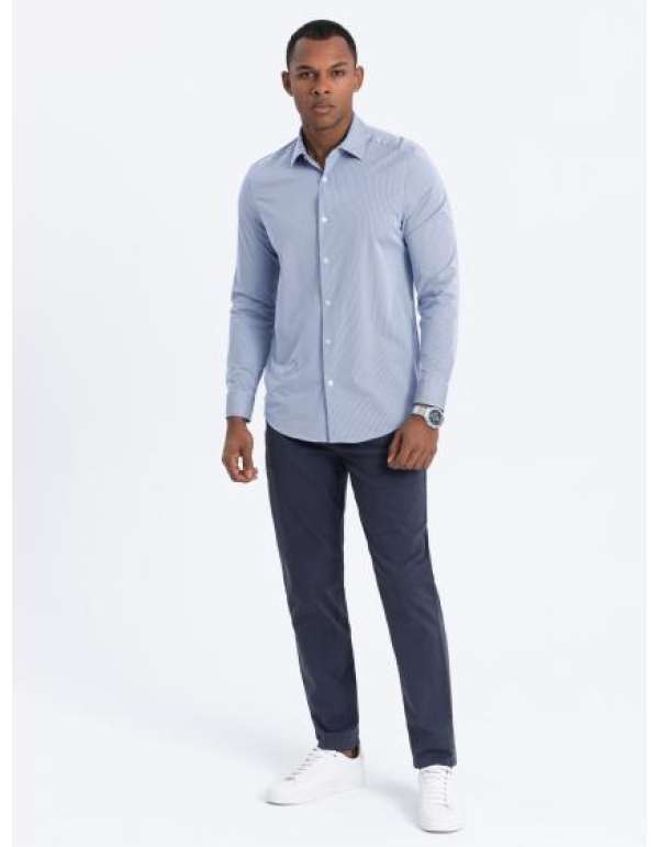 Férfi chino nadrág V4 OM-PACP-0151 sötétkék