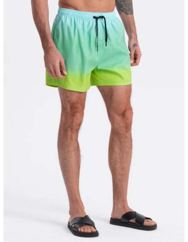 Férfi úszónadrág V19 OM-SRBS-0125 OM-SRBS-0125 világos türkizkék