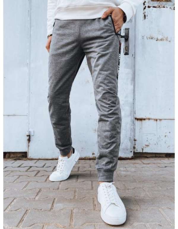 Férfi melegítőnadrág világosszürke