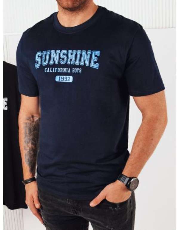 Férfi ETRA nyomtatott ing sötétkék