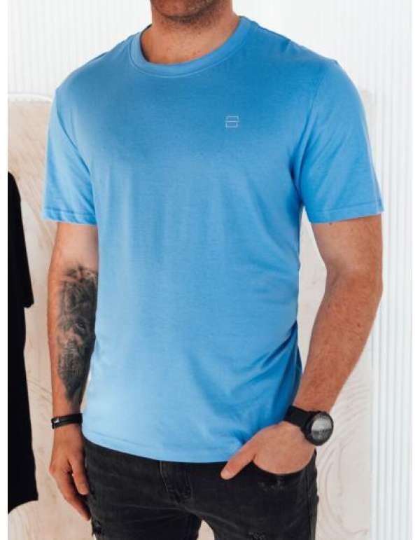 Férfi nyomtatott póló MIRA világoskék