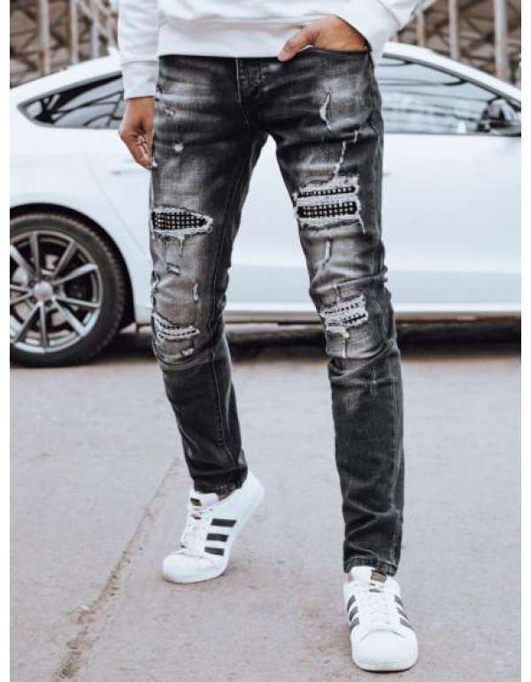 Férfi farmer nadrág DENN fekete