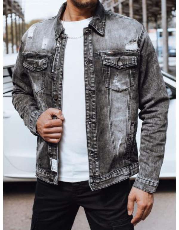 Férfi farmerdzseki ERAS fekete