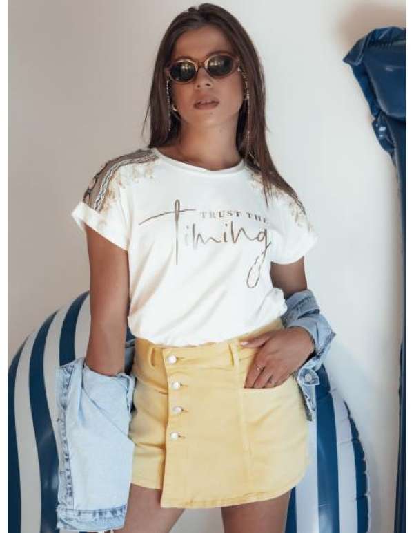 Női SUMERLUXE rövidnadrág sárga