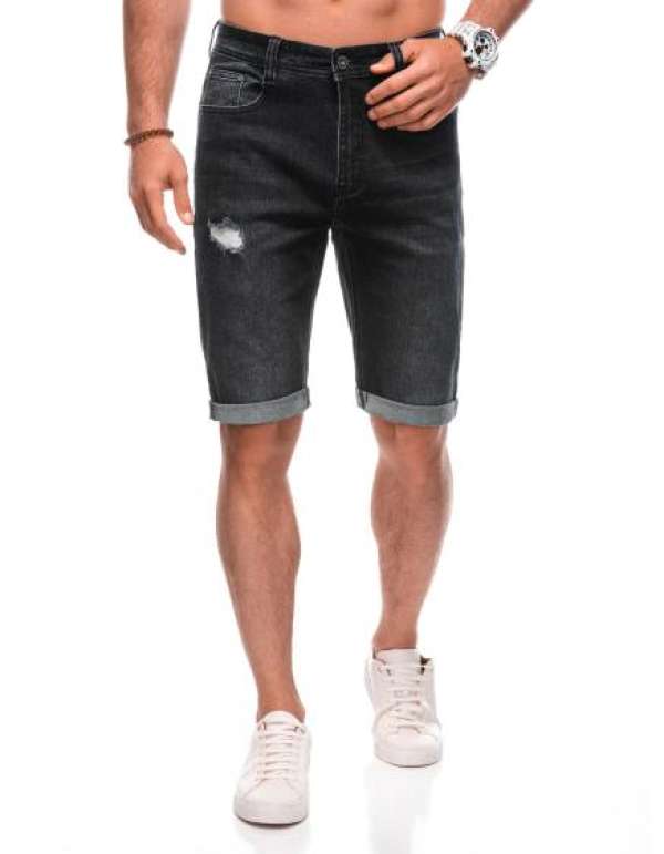 Férfi farmer rövidnadrág W506 fekete