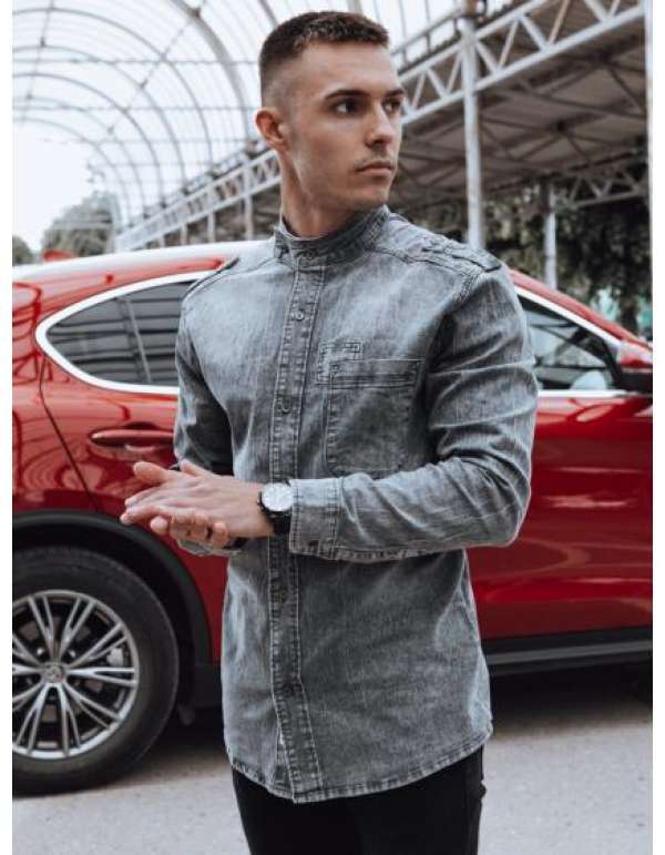 Férfi ing JAMI szürke