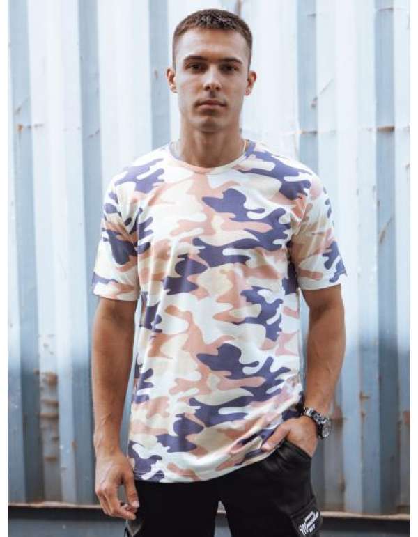 Férfi póló LIVA bézs moro