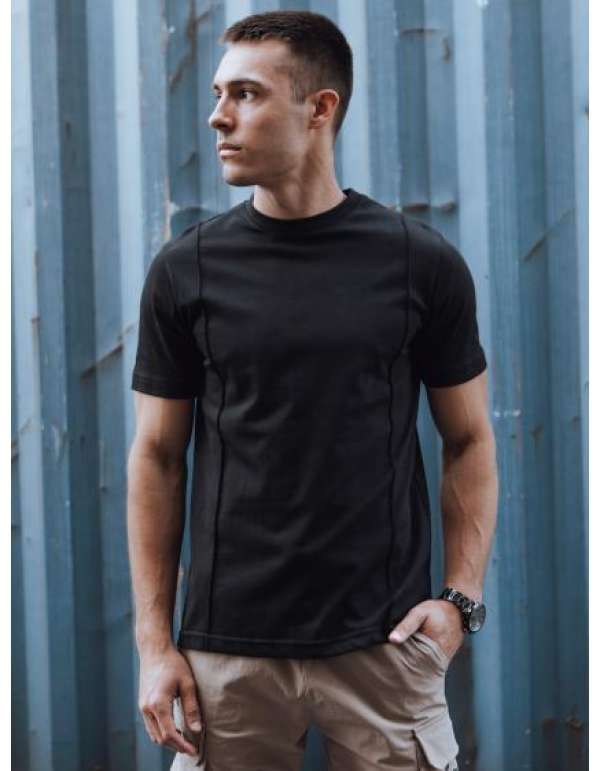 Férfi póló nyomtatás nélkül BOLA fekete