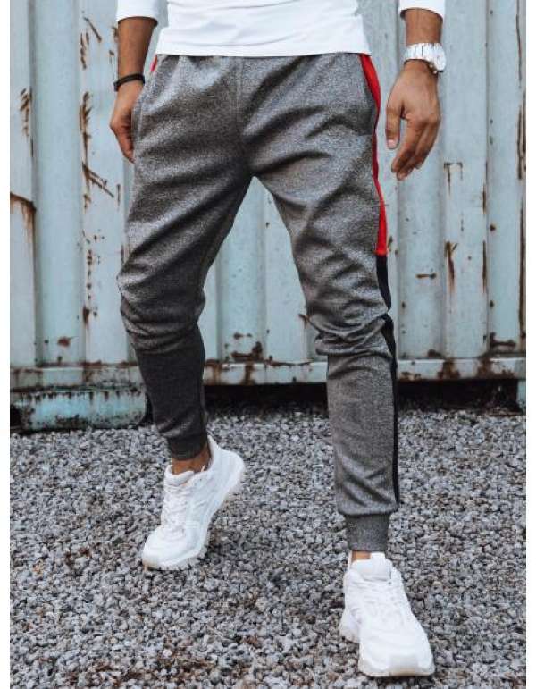 Férfi melegítőnadrág QITA sötétszürke