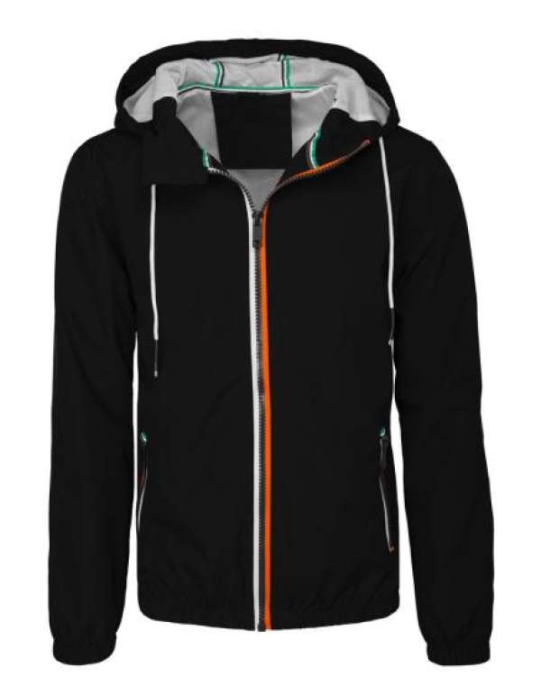 Férfi átmeneti kabát fekete