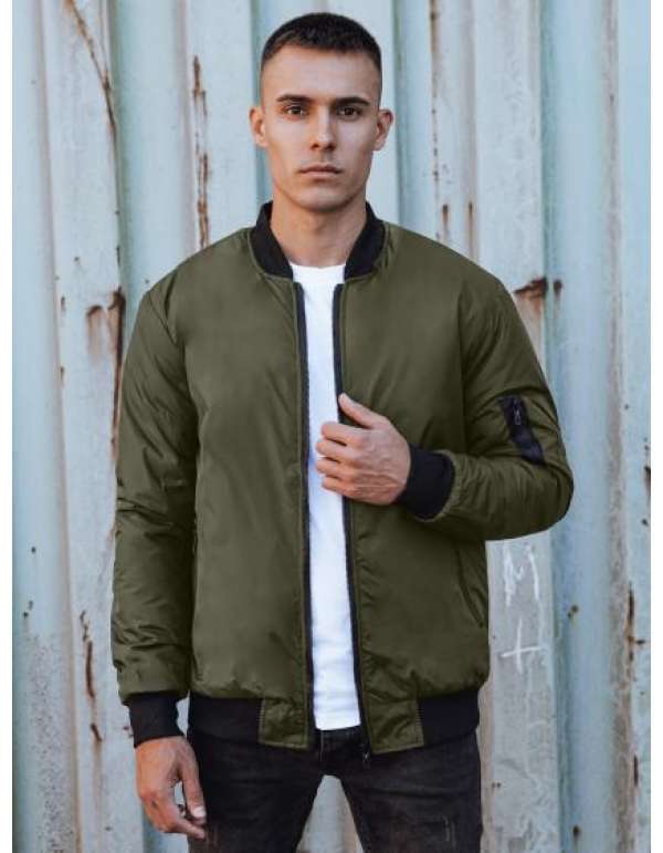 Férfi bomberdzseki zöld