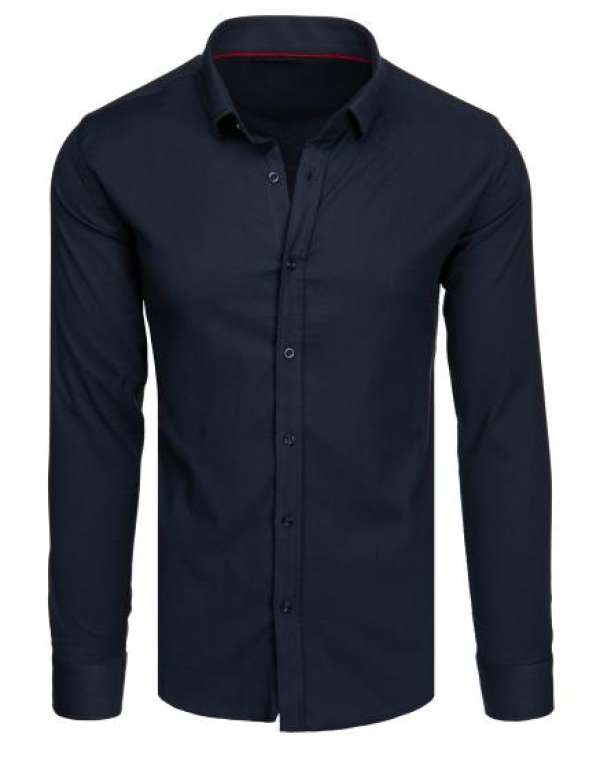 Férfi hosszú ujjú ing tengerészkék