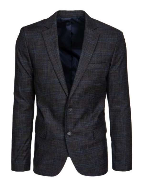 Férfi egyberészes szürke blézer