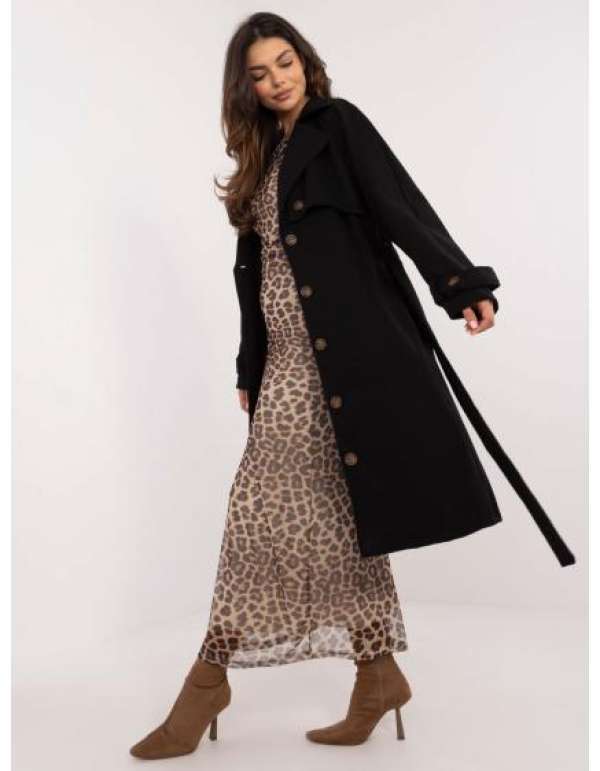 Fekete elegáns trencsekk OCH BELLA