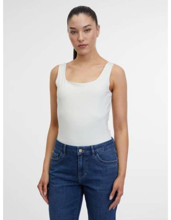 Krémszínű női bodysuit