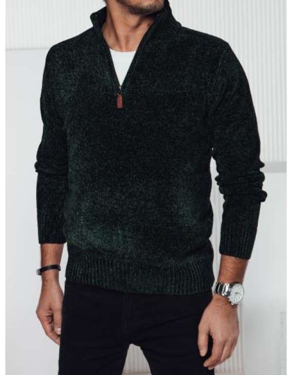 Férfi zöld pulóver