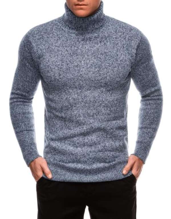 Férfi póló póló póló E248 - tengerészkék