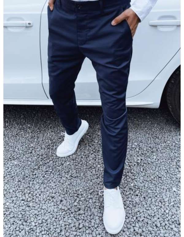 Férfi sötétkék chino