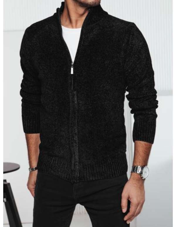 Férfi pulóver fekete