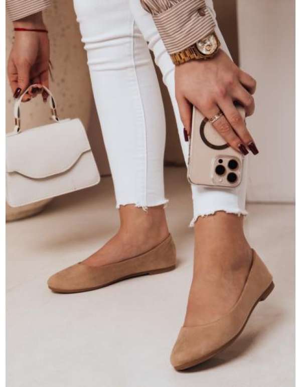 Női balerinák MINIMALL khaki színben