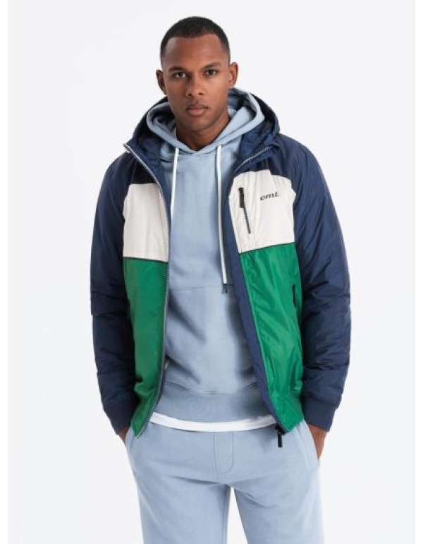 Férfi kapucnis sportdzseki C447 - V8