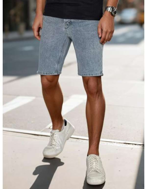 Férfi farmerrövidnadrág, világoskék