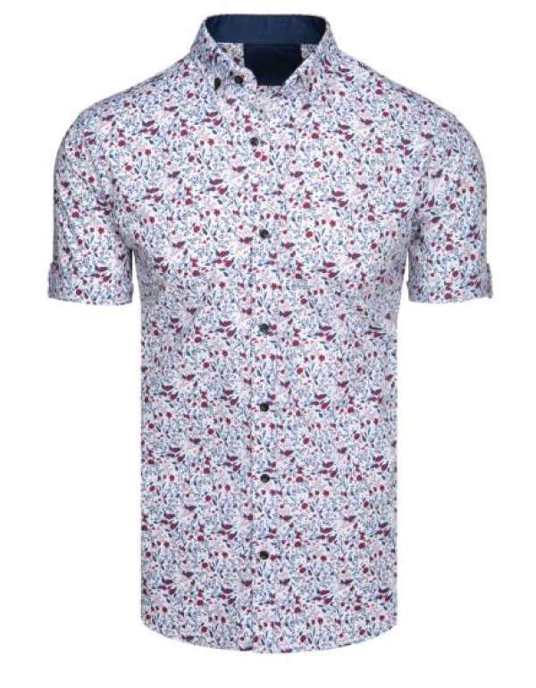 Férfi rövid ujjú ing, fehér