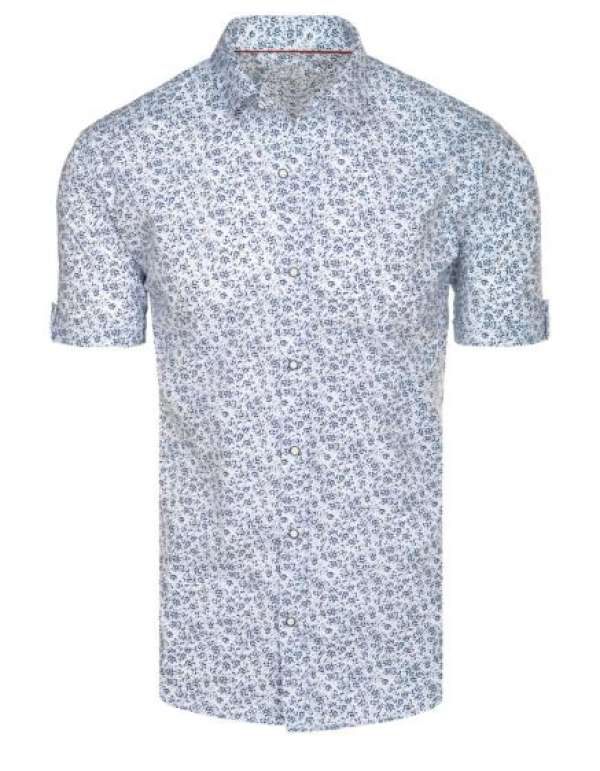 Férfi rövid ujjú ing, fehér