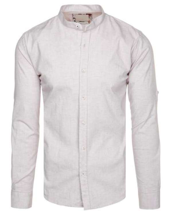 Világos rózsaszínű casual férfi ing