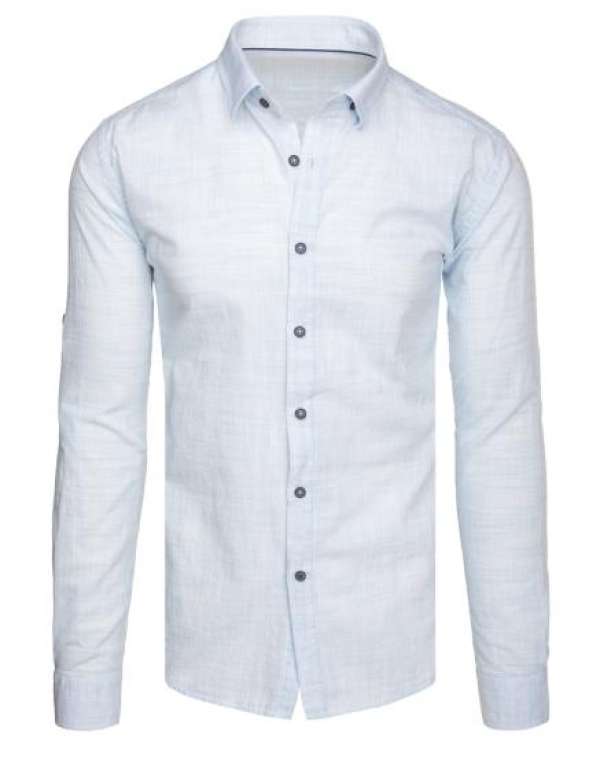 Kék casual férfi ing