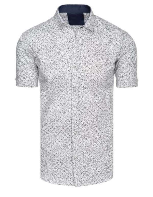 Férfi ing rövid ujjú fehér