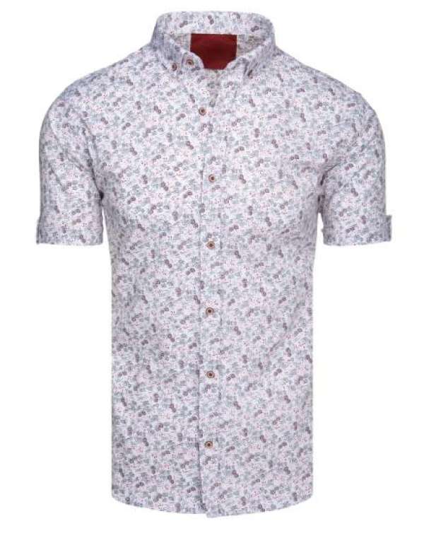 Férfi ing rövid ujjú fehér