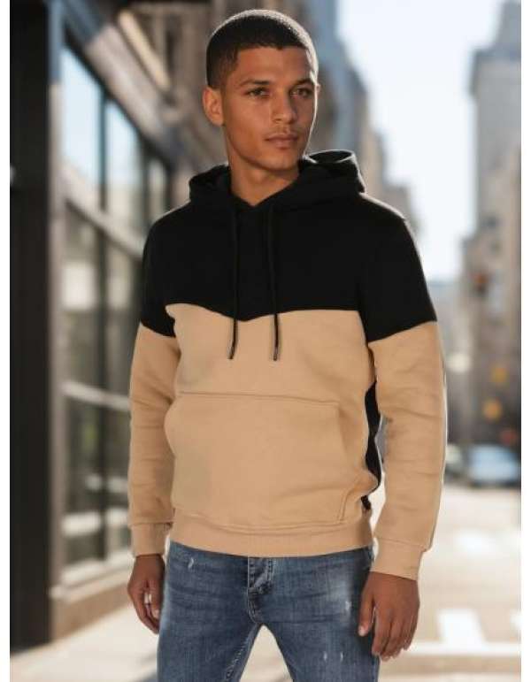 Férfi alap pulóver, fekete