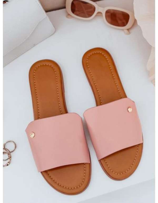 CHICBASE női papucsok, rózsaszín színben