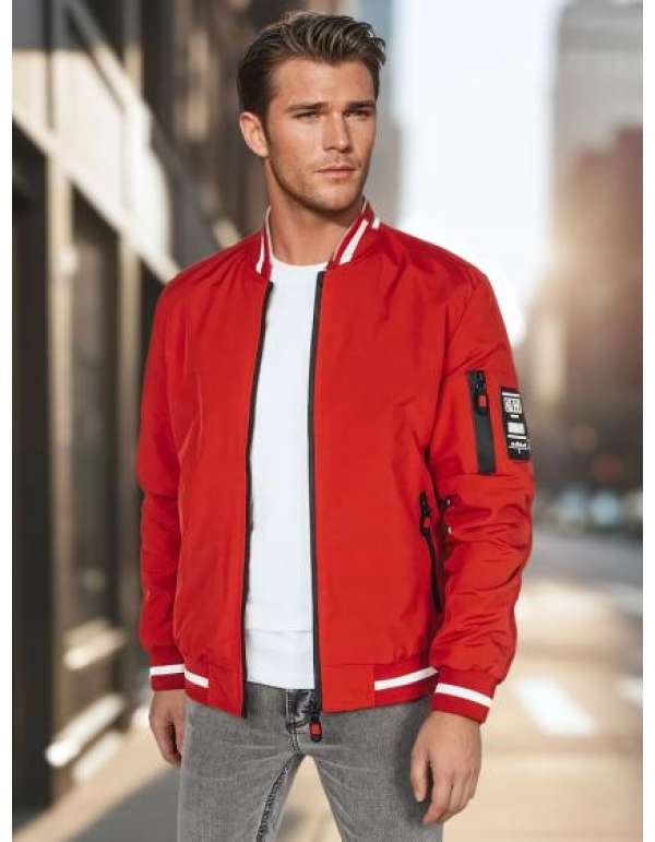 Férfi átmeneti bomberdzseki piros