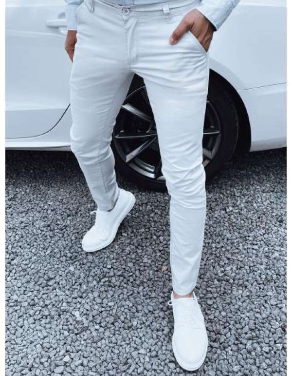 Férfi chino nadrág világos szürke