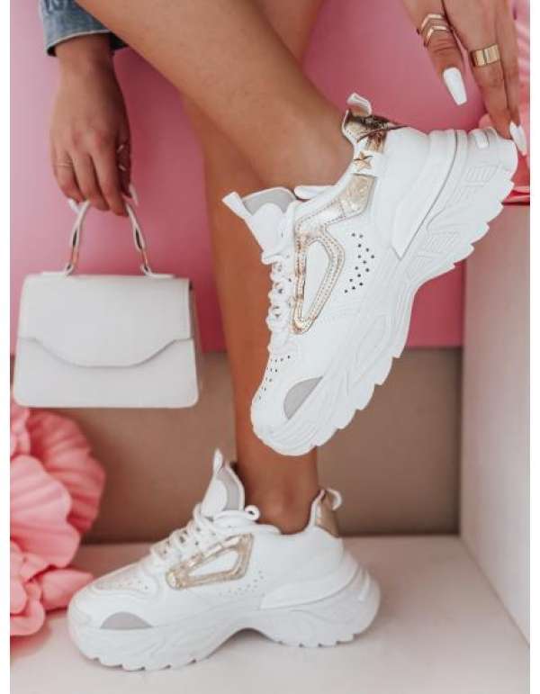 CELESTIC fehér női platform cipő