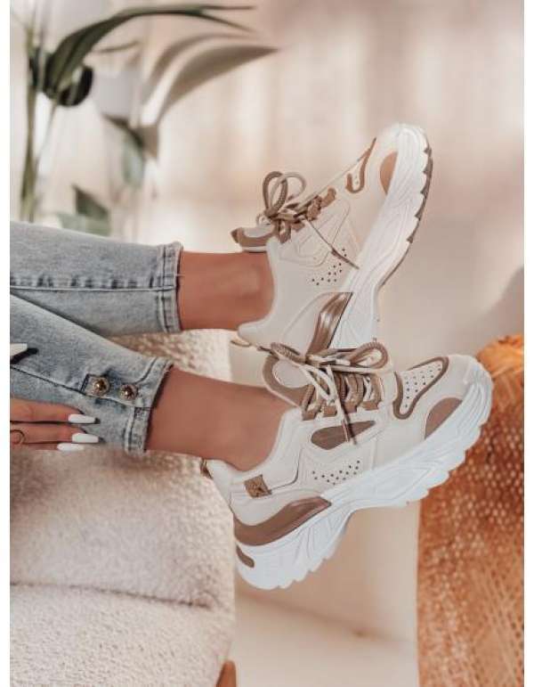 CELESTIC női platform cipő, bézs