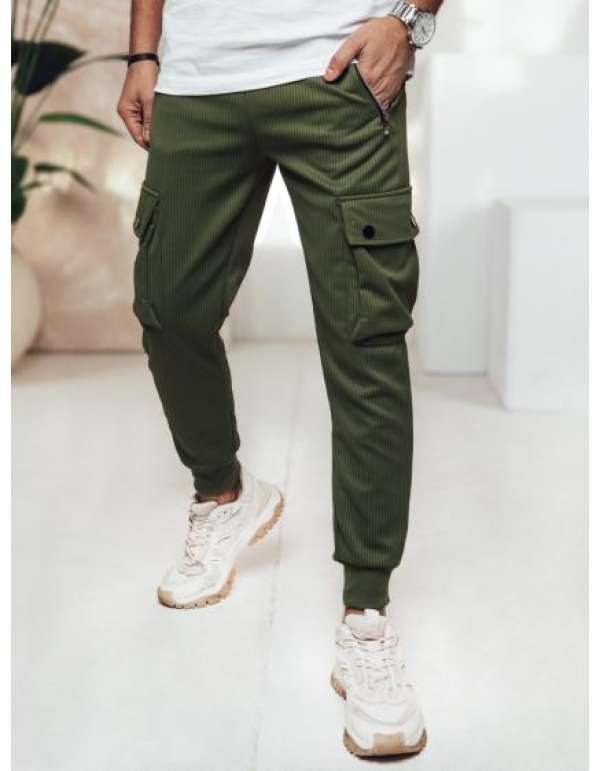 Férfi zöld cargo nadrág