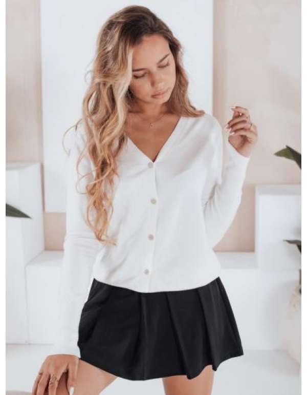 CHICGLOW női kardigán, fehér