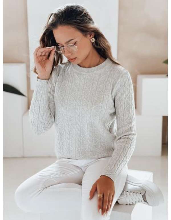 BRAVINA női pulóver, szürke