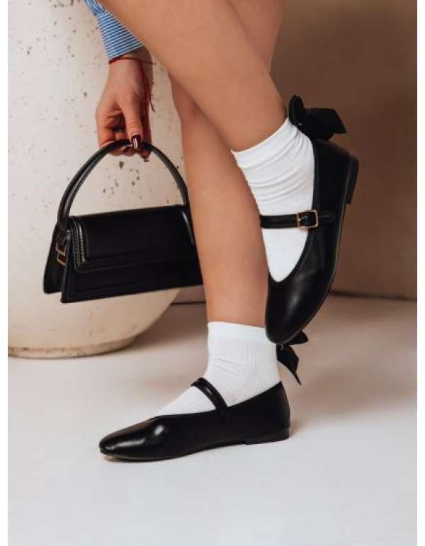 Női balerina cipő, ELLICAN, fekete