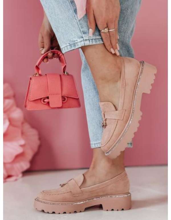 LOAFELIA női mokaszin, rózsaszín