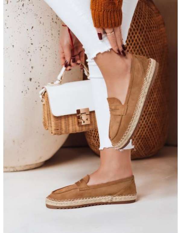 JUDANA női mokaszin, kamel